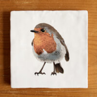 Roodborst II - Tegeltje