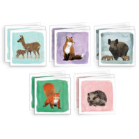 Bosdieren - set van 10 kaarten