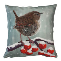 Handmade Cushion Cover Winter - Wren