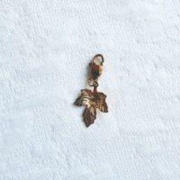 Maple leaf charm