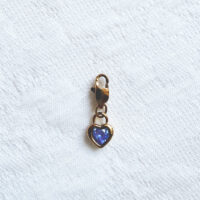 Light Blue Zirconia charm