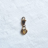 Yellow Zirconia charm