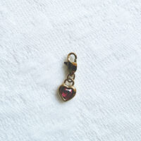 Hot Pink Zirconia charm