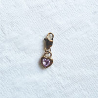 Light Pink Zirconia charm