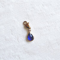 Cobalt Blue Drop charm