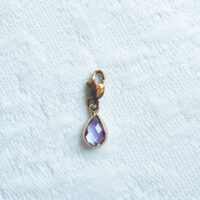 Amethyst Lilac Drop charm