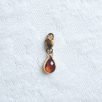 Carnelian Orange Drop charm