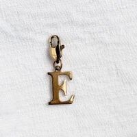 Letter E Charm