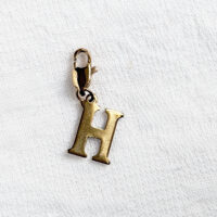 Letter H Charm