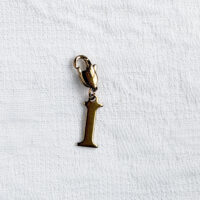 Letter I Charm