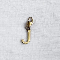 Letter J Charm