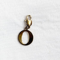 Letter O Charm