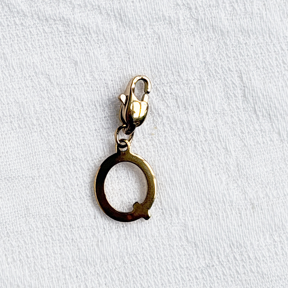 Letter Q Charm
