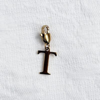 Letter T Charm