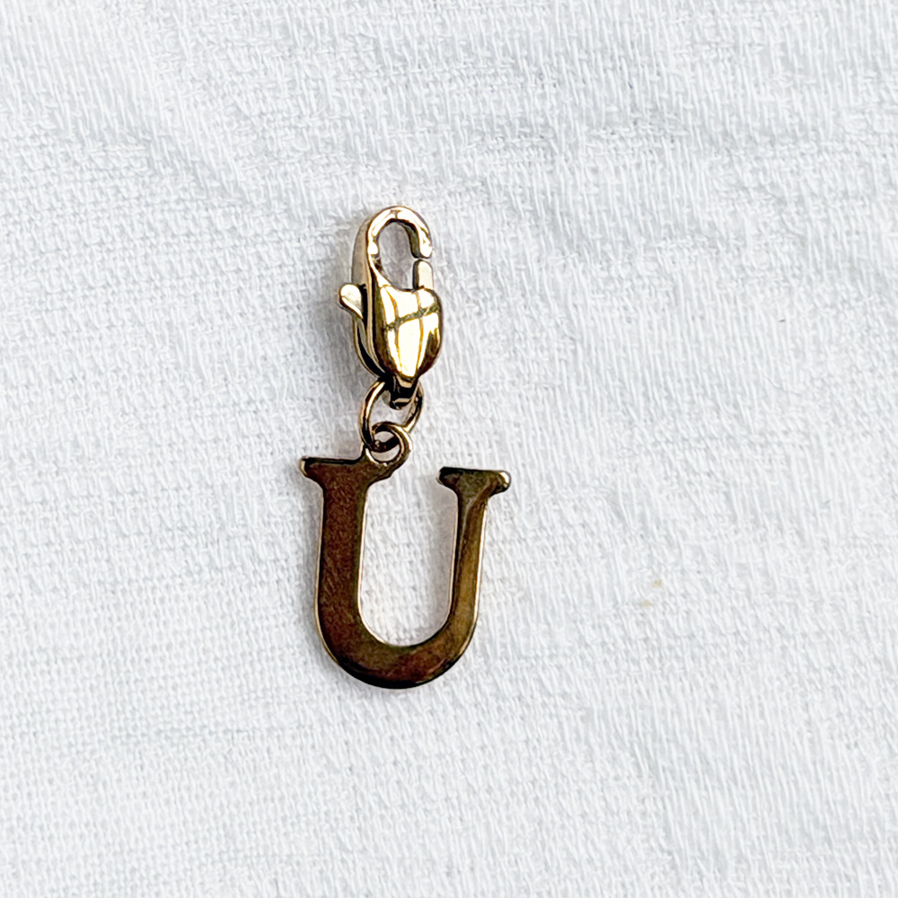 Letter U Charm
