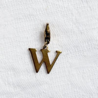 Letter W Charm