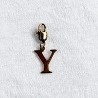 Letter Y Charm