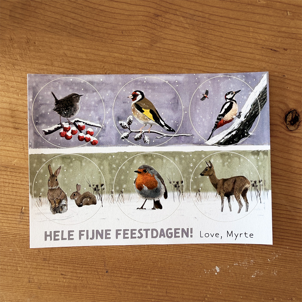 Sluitstickers Winter
