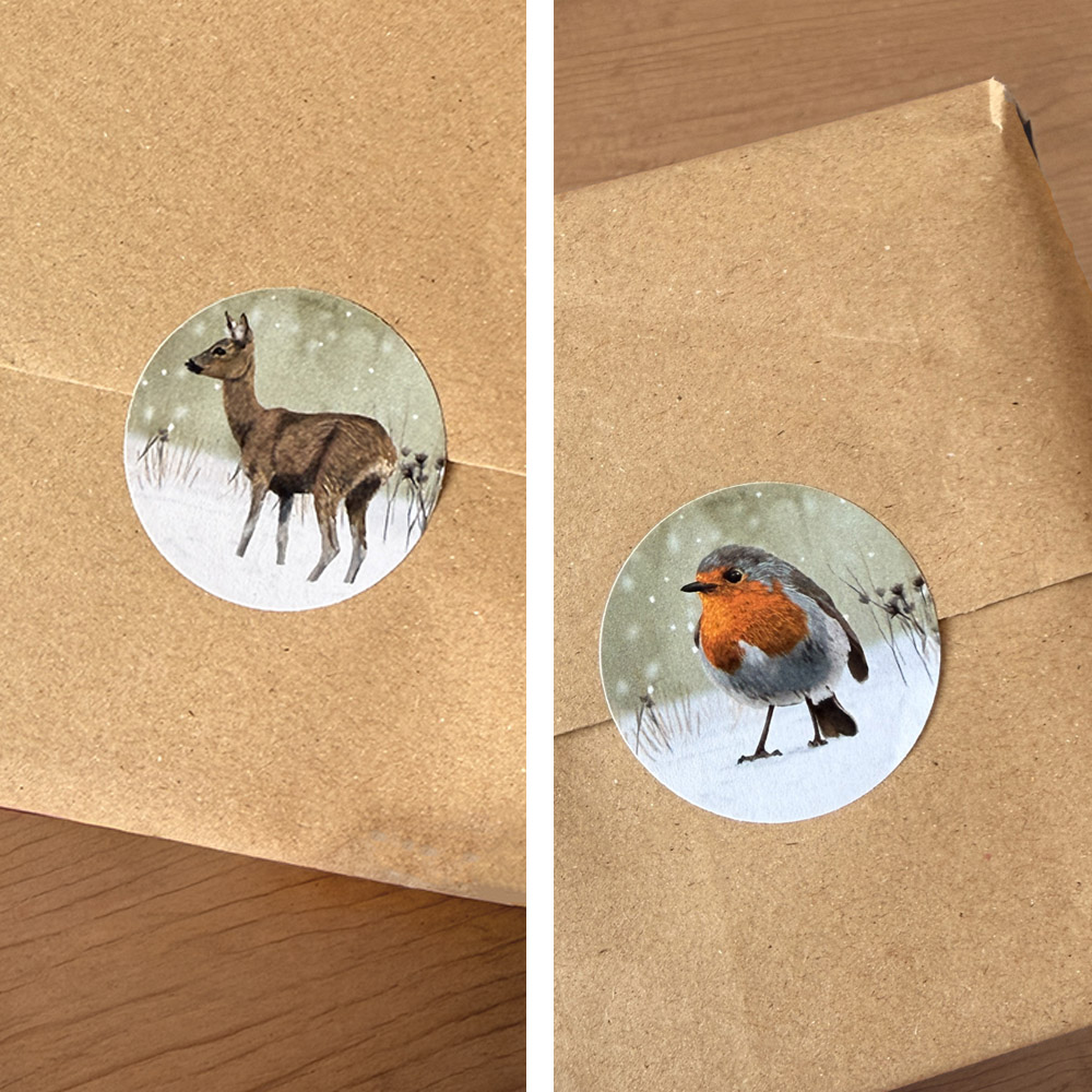 Sluitstickers Winter - Afbeelding 2